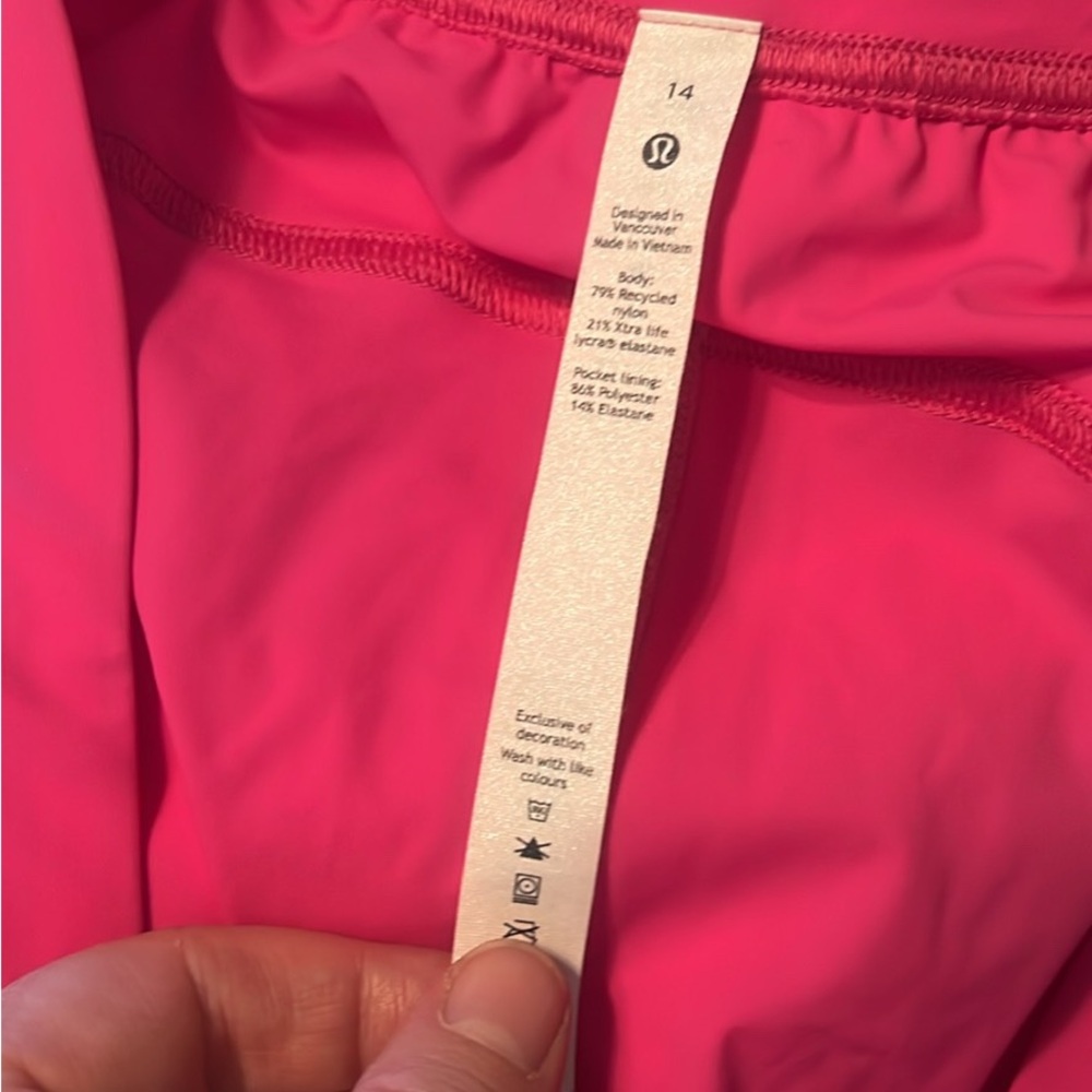Lululemon Athletica Vivid Pink Track Pants
